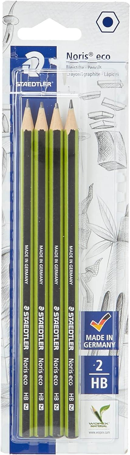 Staedtler Noris Eco 18030BK4LA HB Pencil Pack of 4