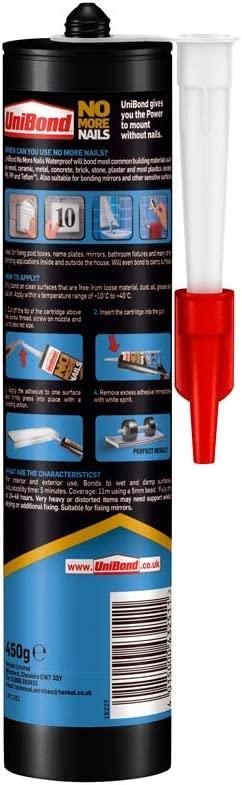 UniBond No More Nails Waterproof Cartridge Standard