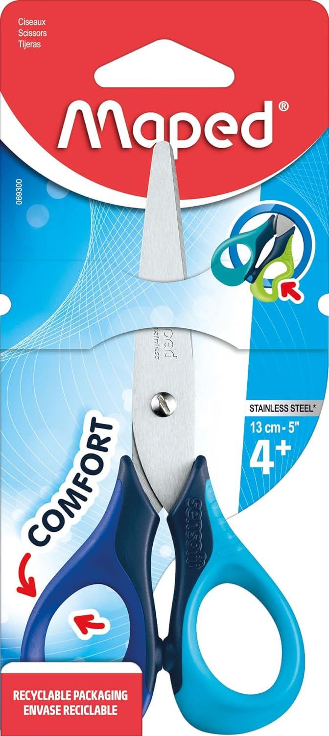 Maped Sensoft 3D Scissors 13cm Assorted Colours