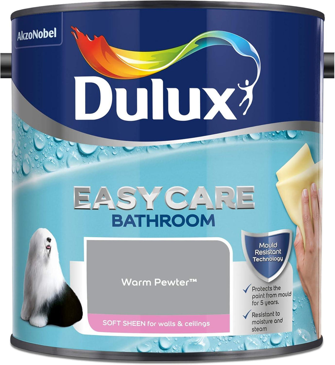 Dulux Easycare Bathroom Soft Sheen 2.5L Assorted