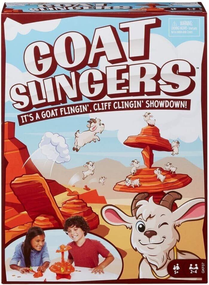 Goat Slingers Kids Game With Cliff Tower And Launcher