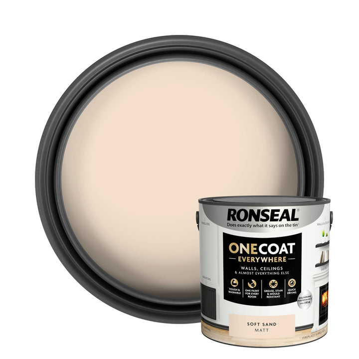 Ronseal One Coat Everywhere Matt Paint 2.5L