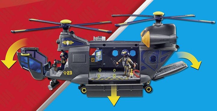 Playmobil 71149 City Action Tactical Police Twin-Prop Helicopter