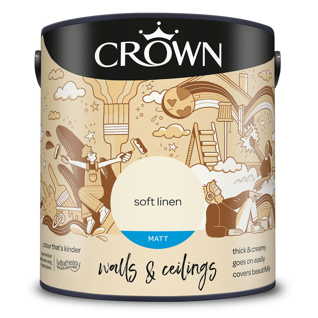 Crown Walls And Ceilings Matt 2.5L