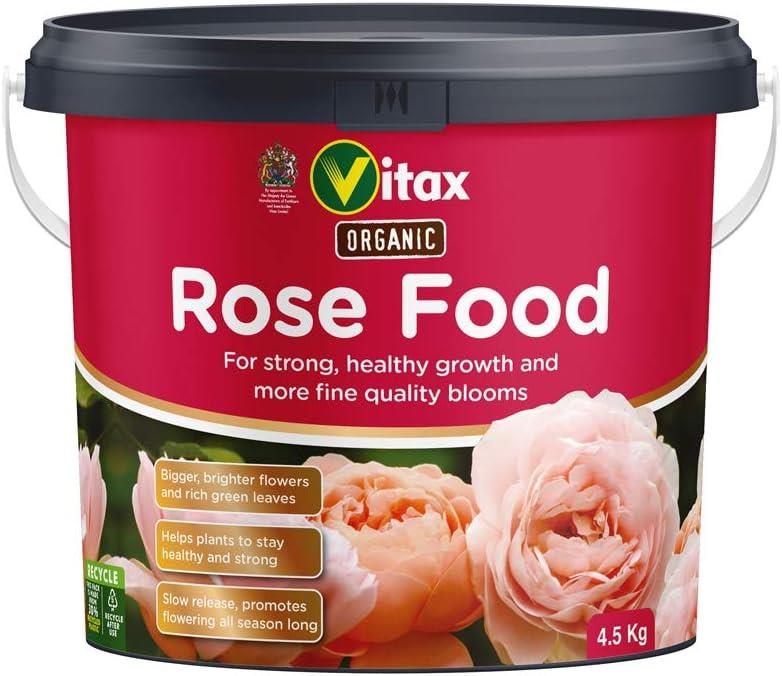 Vitax Organic Rose Food 4.5kg Tub