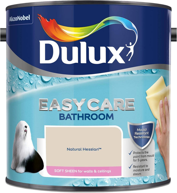 Dulux Easycare Bathroom Soft Sheen 2.5L Assorted