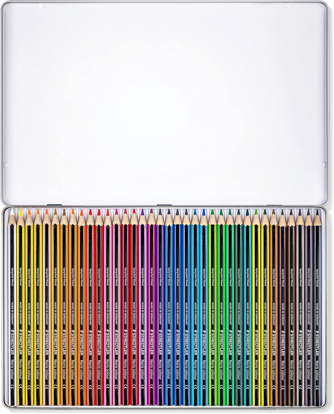 STAEDTLER 185 M36 Noris Colour Colouring Pencils - 36 Assorted Colours (Tin of 36)