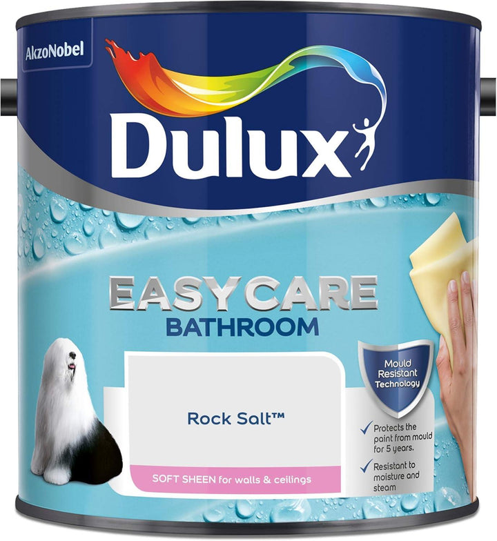 Dulux Easycare Bathroom Soft Sheen 2.5L Assorted