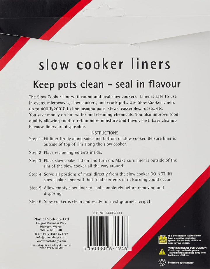 Slow Cooker Bag 5 Pack