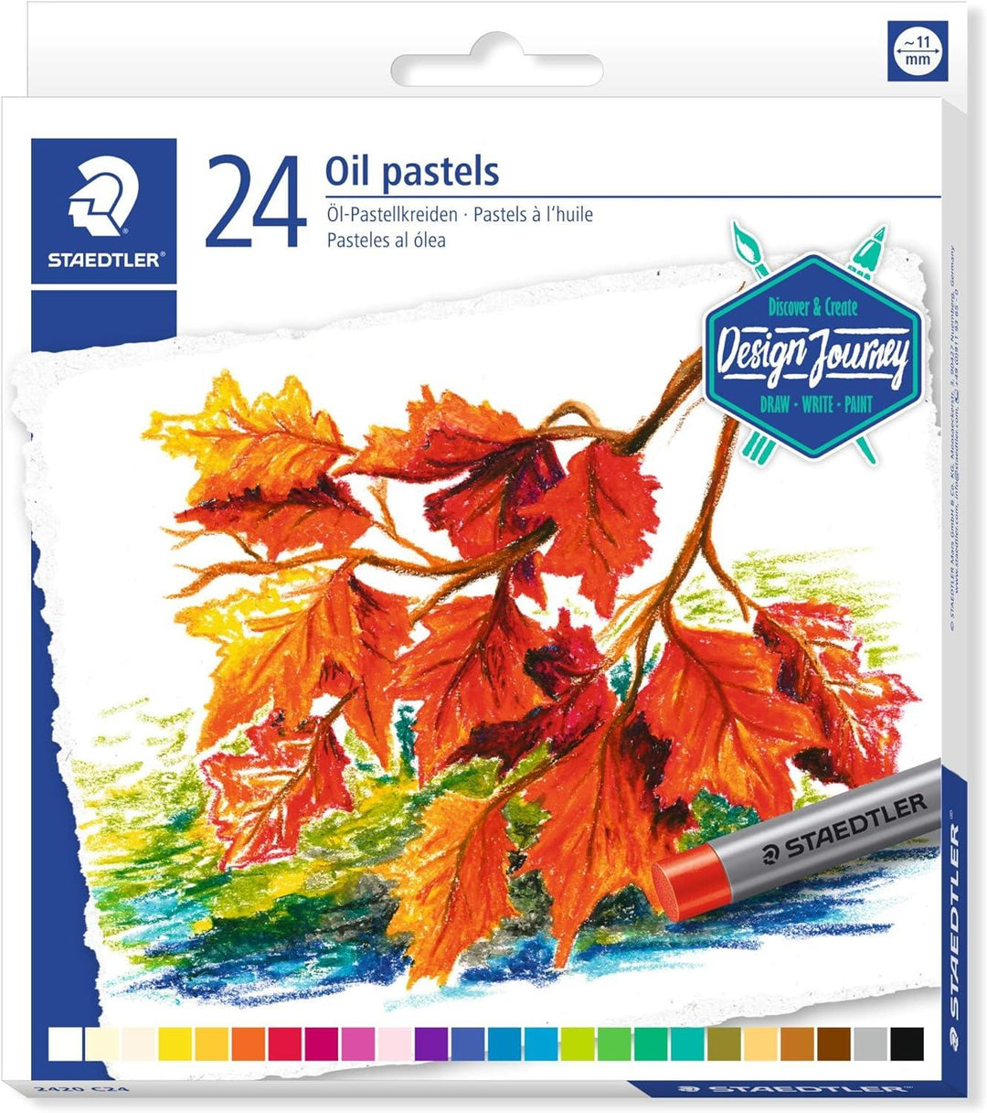 Staedtler 2420 Design Journey Oil Pastels Assorted Colours