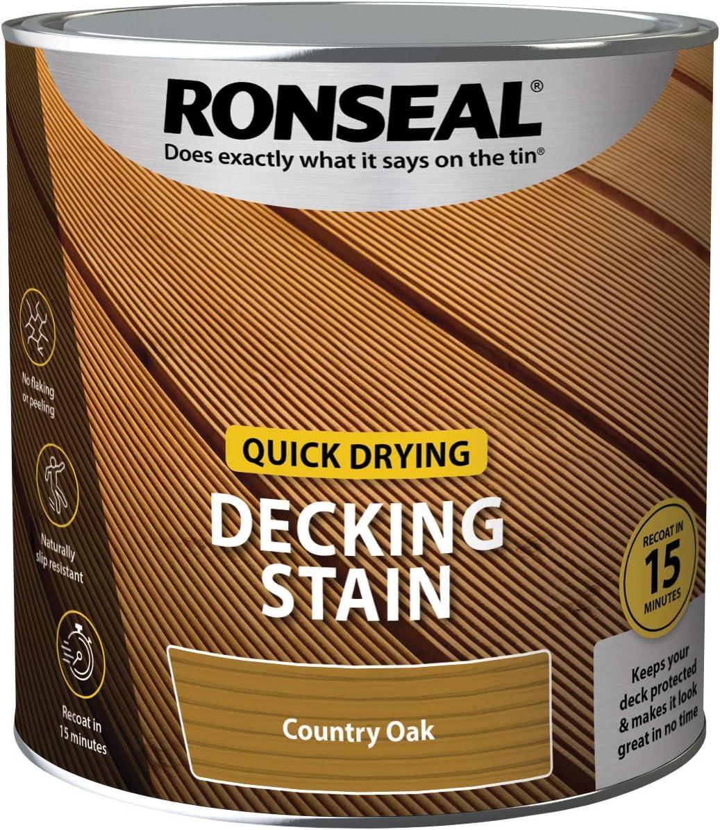 Ronseal Quick Drying Decking Stain 2.5L