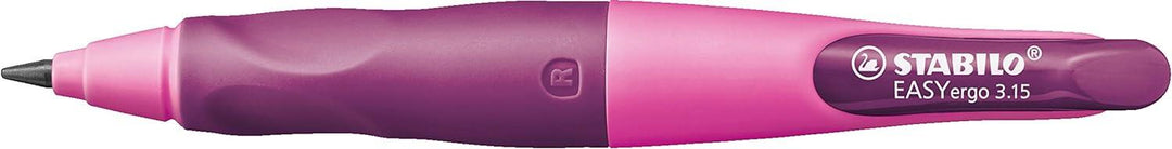 Ergonomic Mechanical Pencil - STABILO EASY ergo 3.15 - Pack of 1 Pink/Lilac Sharpener