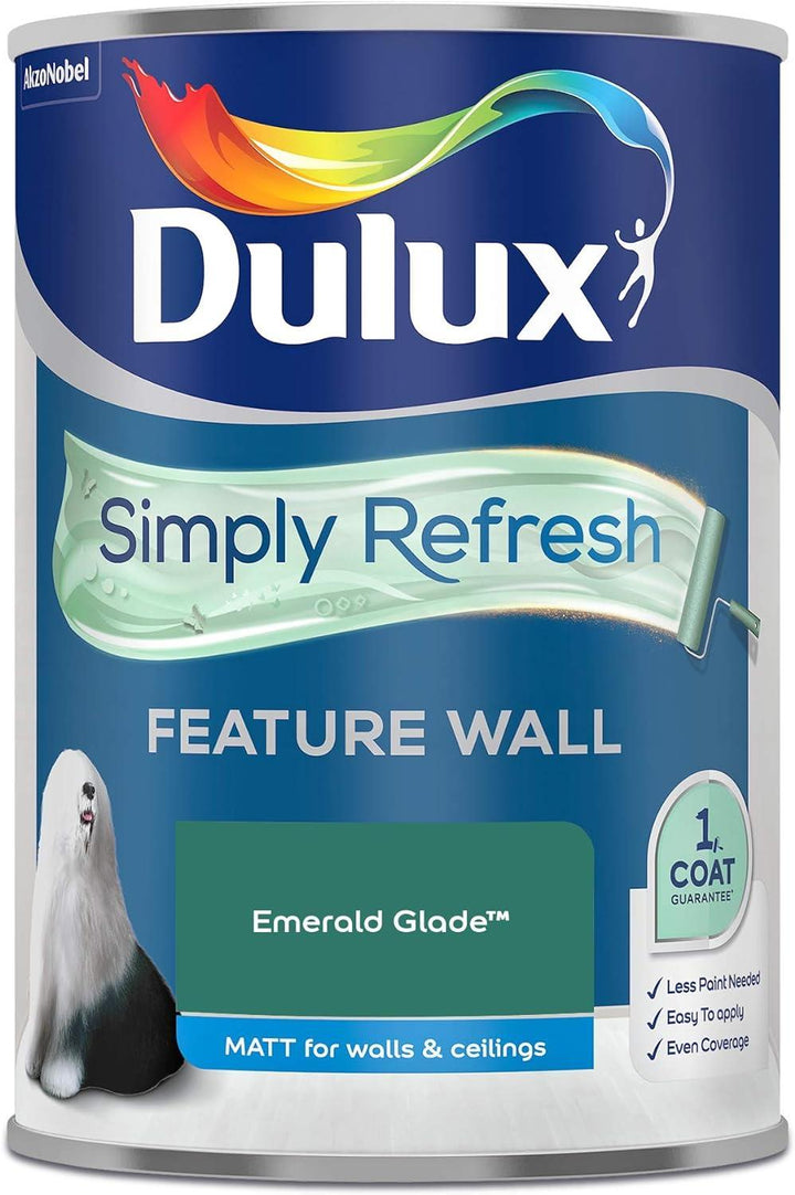 Dulux Simply Refresh Feature Wall Matt Emulsion Paint 1.25L