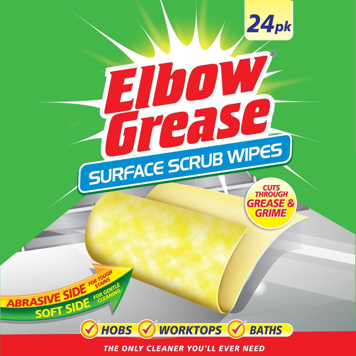 Elbow Grease Surface Scrub Wipes 24 Pack