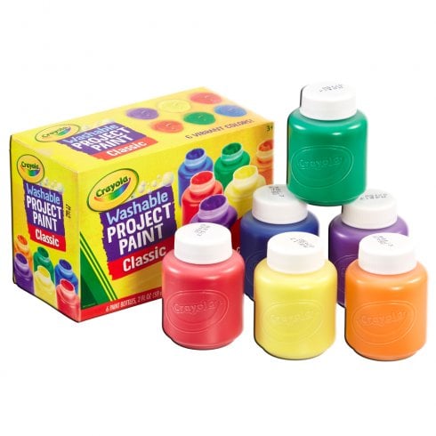 Crayola Glitter 6 Pack Washable Paint