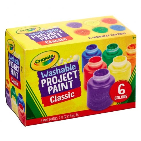 Crayola Glitter 6 Pack Washable Paint