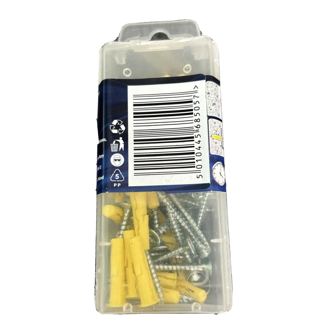 Rawlplug Universal Plug And Screw Yellow (24 Pack)