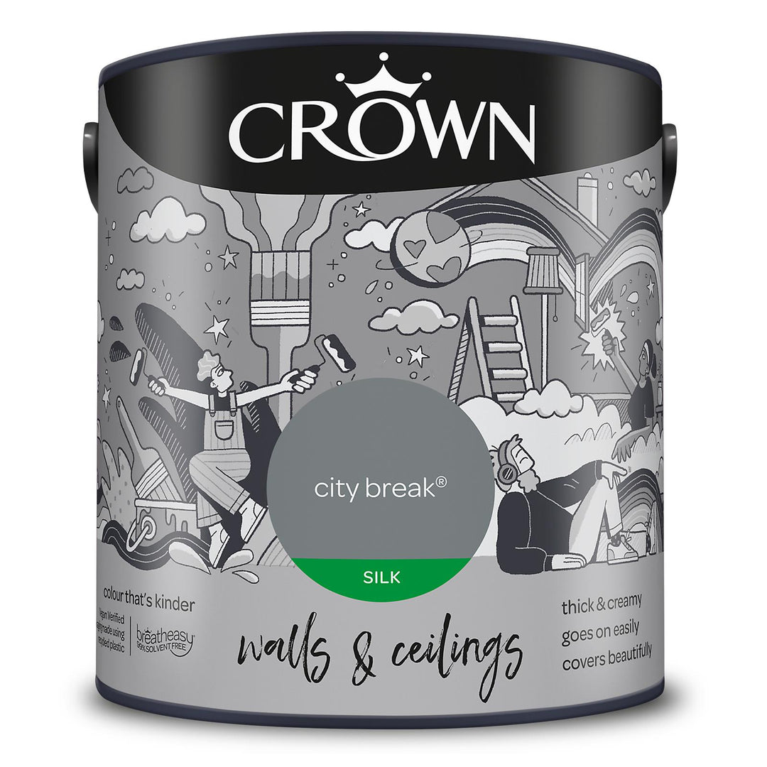 Crown Walls And Ceilings Silk 2.5L