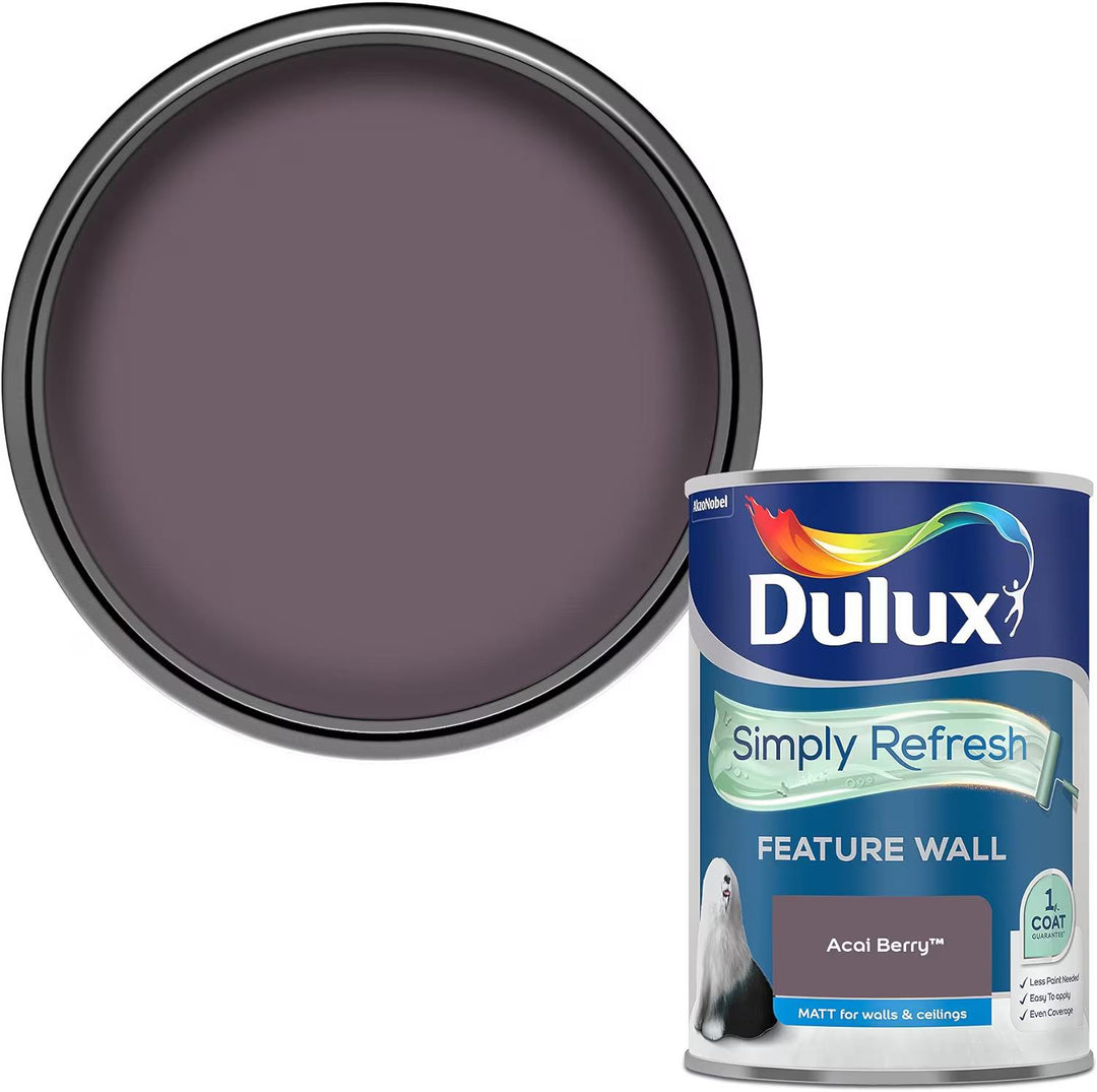 Dulux Simply Refresh Feature Wall Matt Emulsion Paint 1.25L