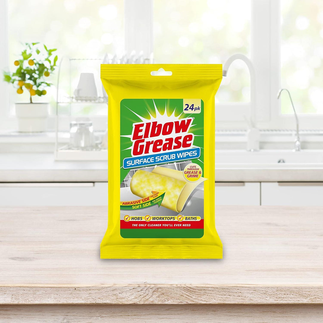 Elbow Grease Surface Scrub Wipes 24 Pack