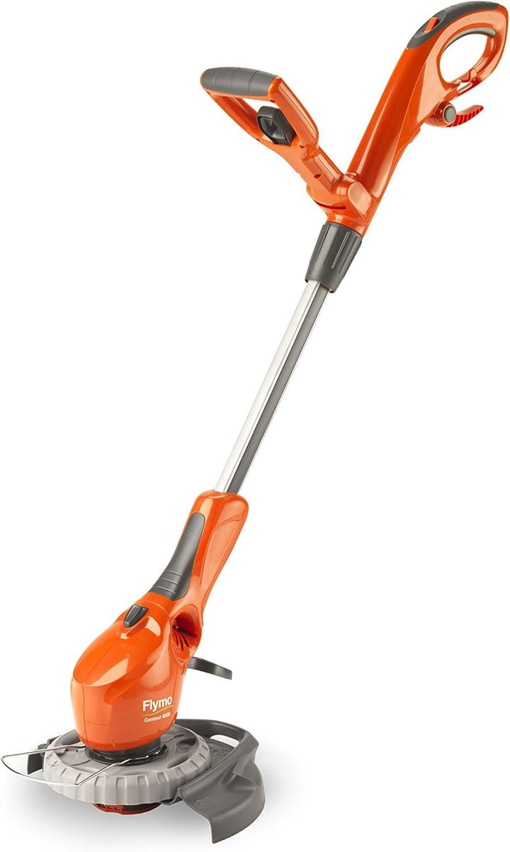 Flymo Contour 650E Electric Grass Trimmer and Edger, 650 W, Cutting Width 30 cm, Orange