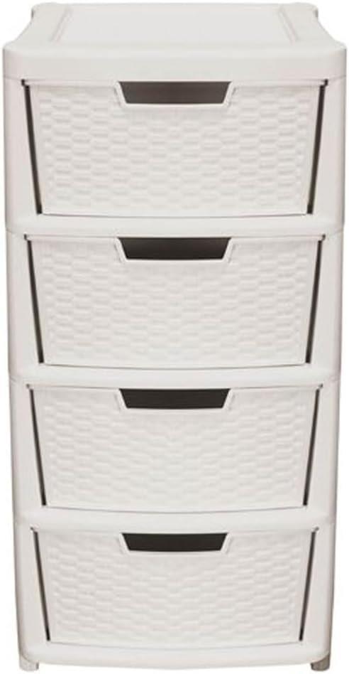 Thumbs Up 4 Drawer Small Tower Rattan