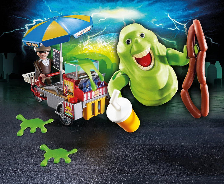 Playmobil Ghostbusters 9222 Slimer with Hot Dog Stand