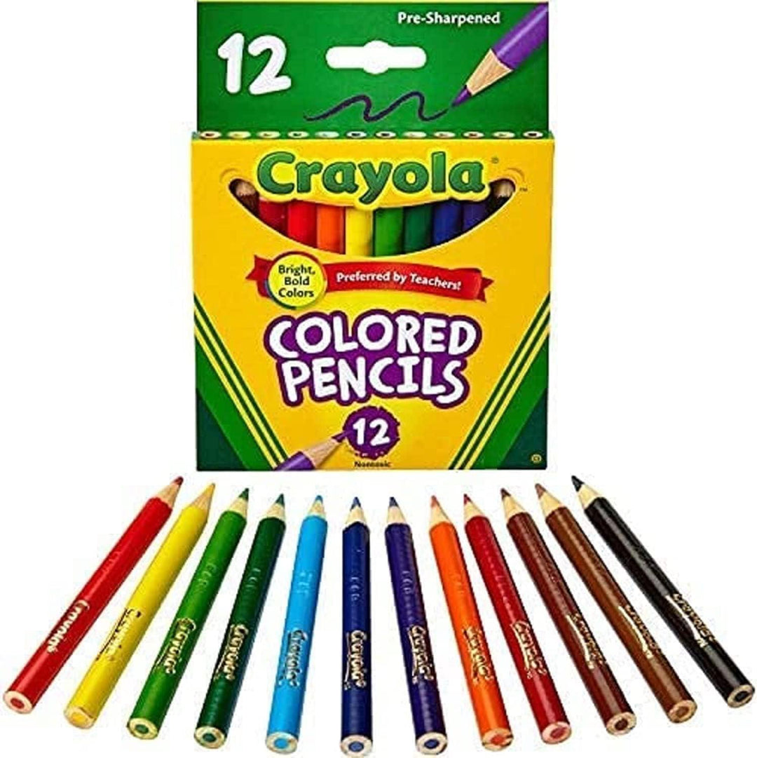 Crayola Half Length Pencils Multi-Coloured