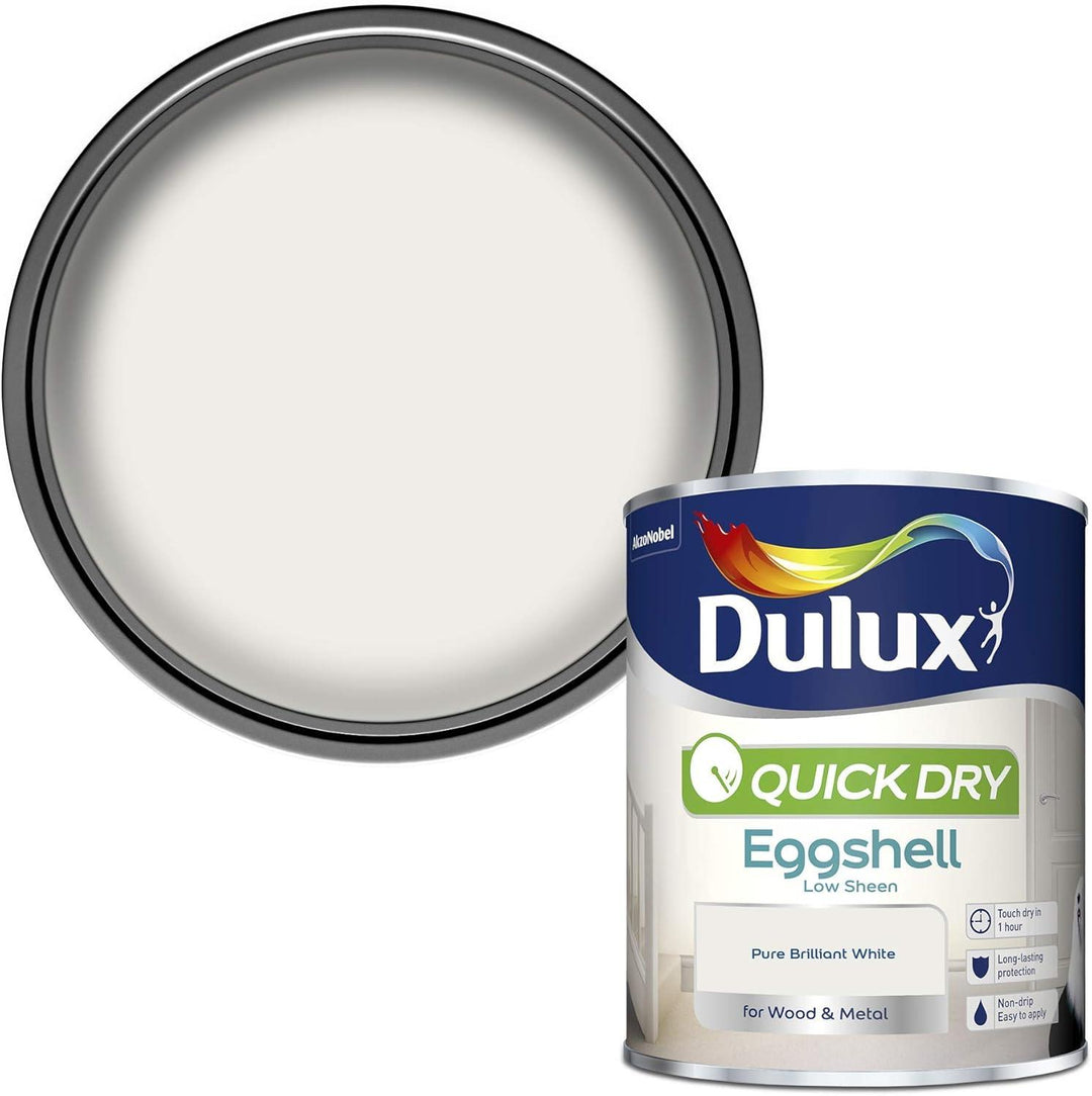 Dulux Quick Dry Eggshell Pure Brilliant White