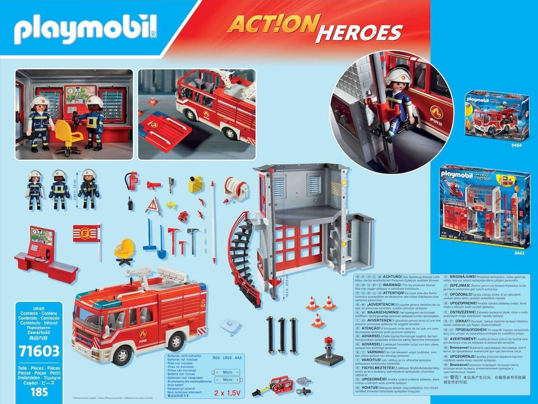 Playmobil Action heroes: Fire Station with Fire Truck