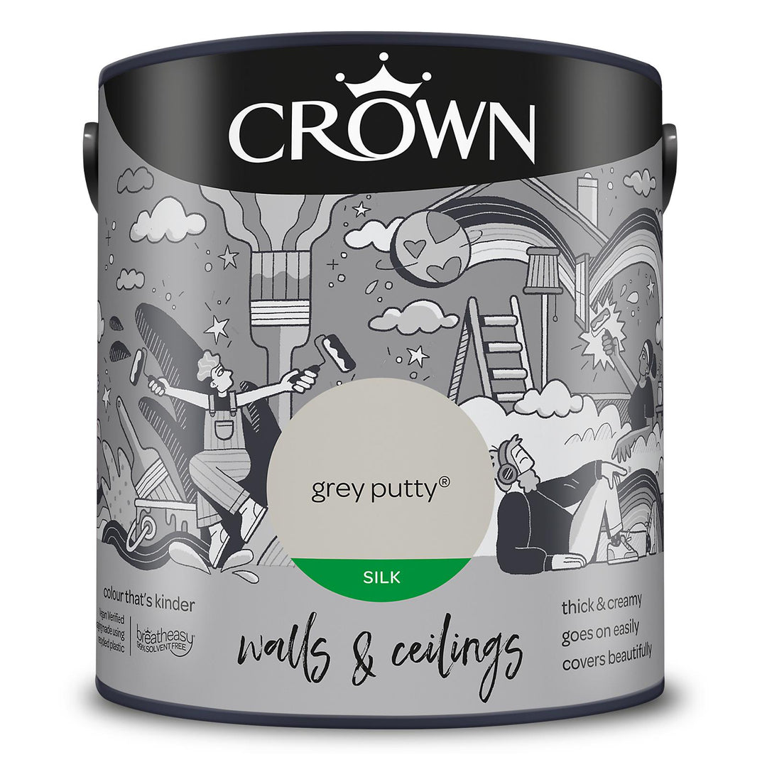 Crown Walls And Ceilings Silk 2.5L