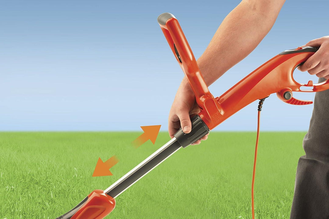 Flymo Contour 650E Electric Grass Trimmer and Edger, 650 W, Cutting Width 30 cm, Orange