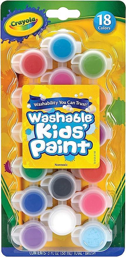 Crayola 18 Washable Kids Paint