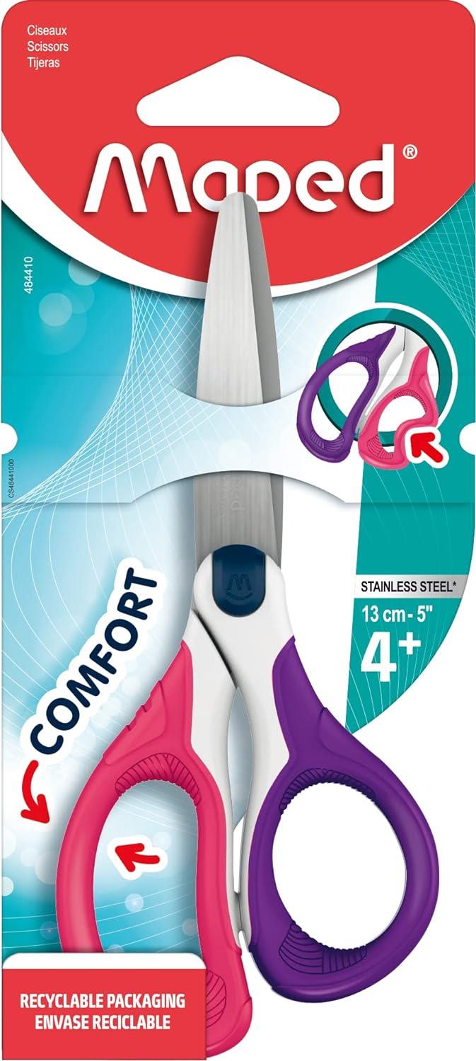 Maped Sensoft School and Craft Scissors 13cm Assorted Colours