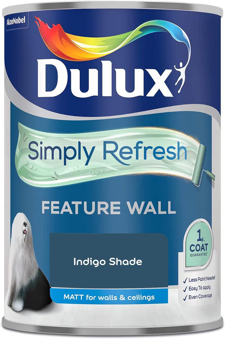 Dulux Simply Refresh Feature Wall Matt Emulsion Paint 1.25L