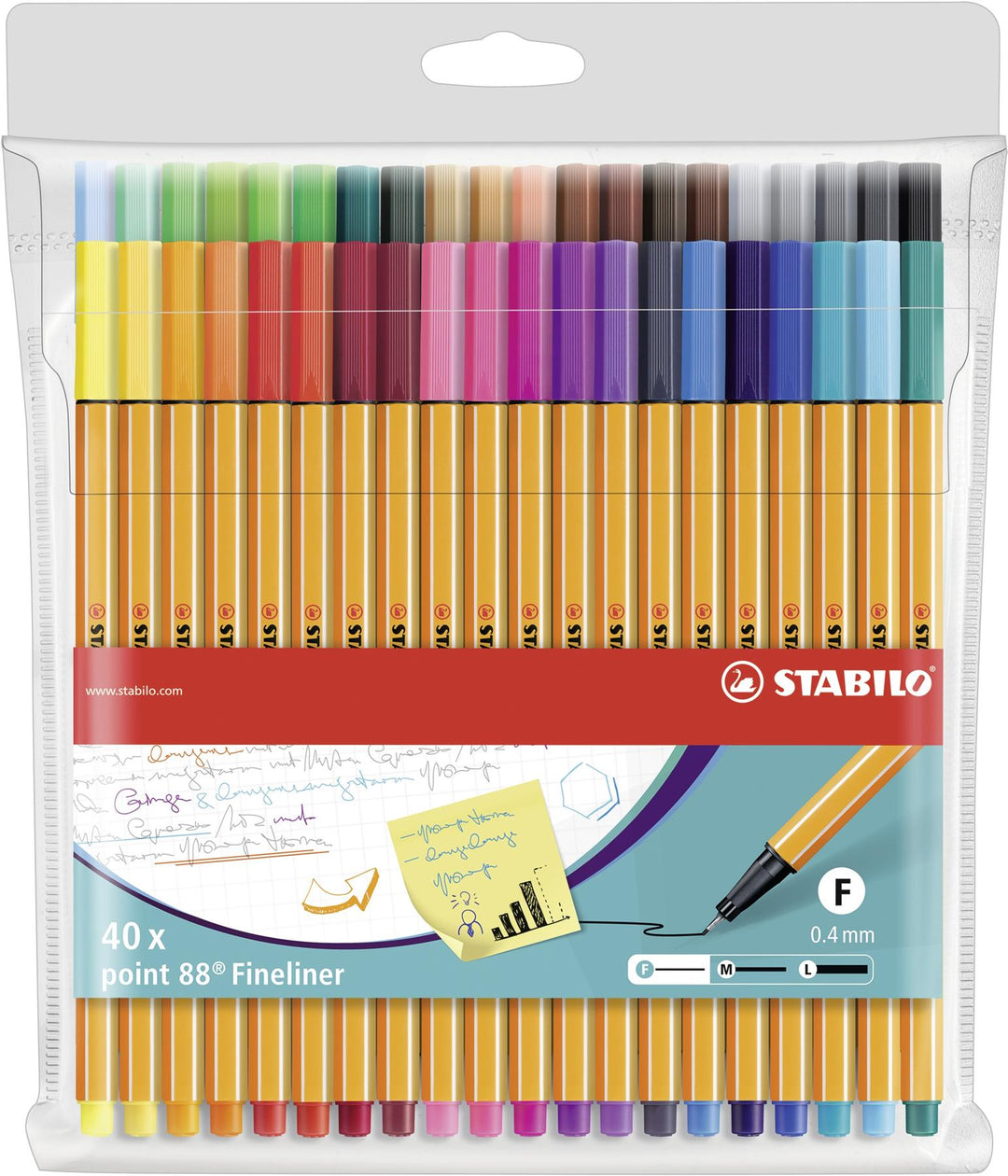 Stabilo point 88 Fineliner Wallet Assorted Colours And Pack Size