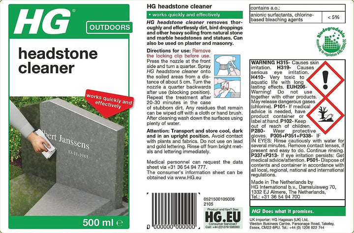 HG Headstone Cleaner 500ML