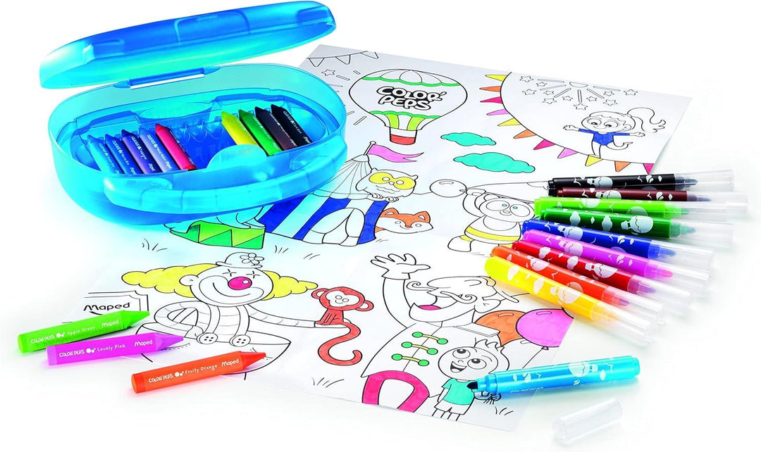 MAPED COLOR'PEPS MY FIRST COLOURING SET + STORAGE CASE