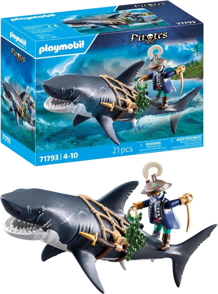 PLAYMOBIL 71793 Pirates Giant Shark with Biting Function