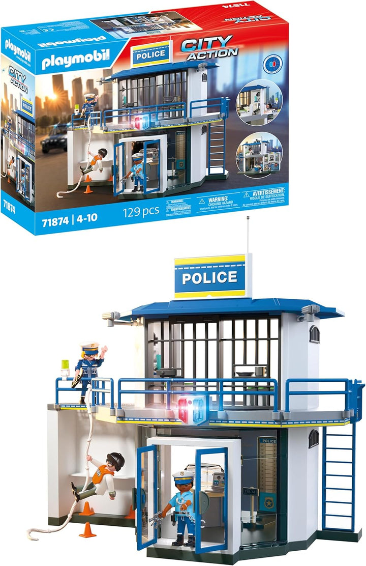 PLAYMOBIL 71874 Action Heroes Police Command Centre Extension