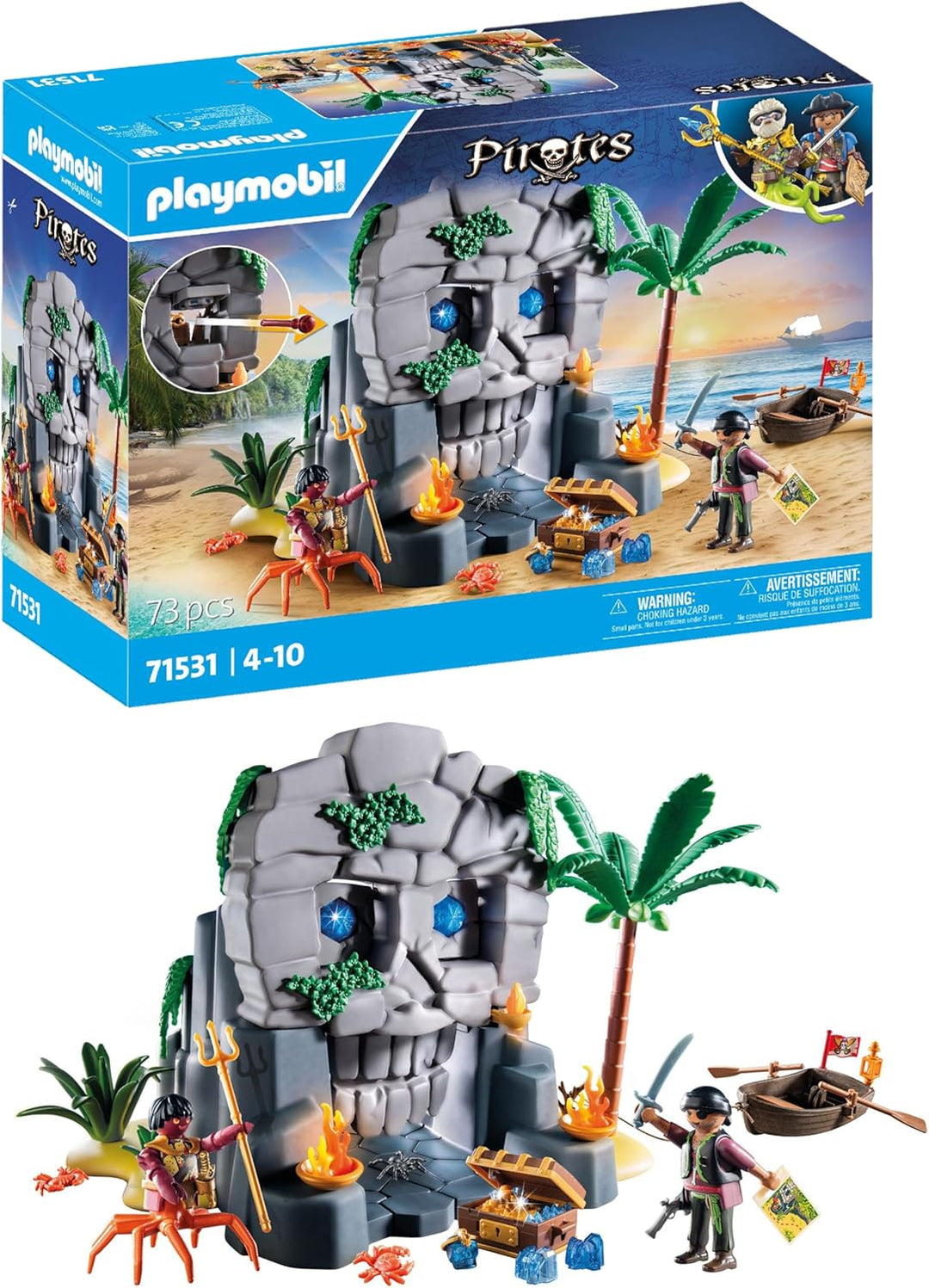 PLAYMOBIL 71531 Pirates: Skull Island