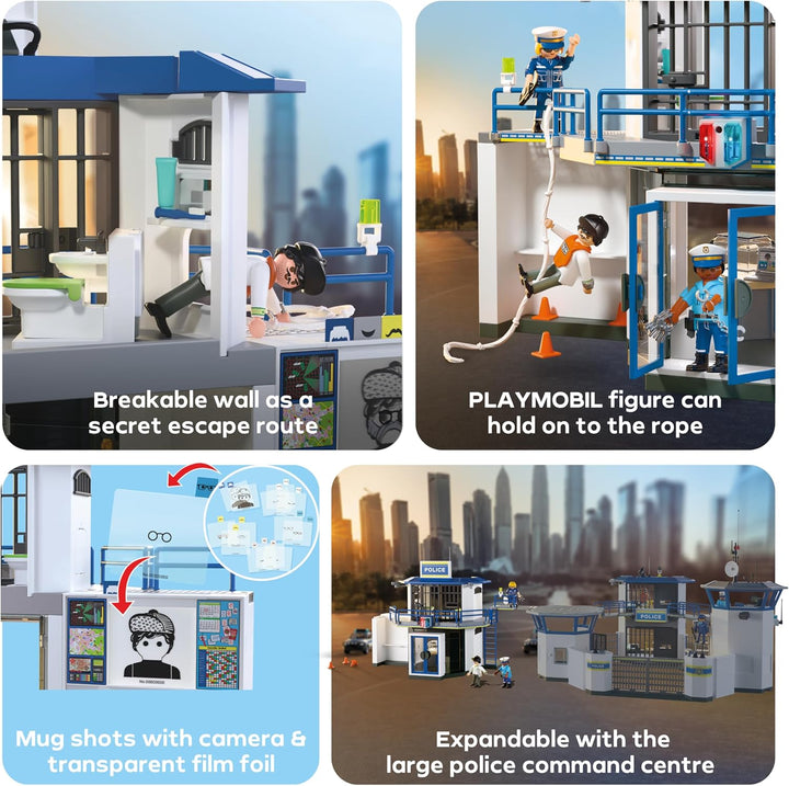 PLAYMOBIL 71874 Action Heroes Police Command Centre Extension