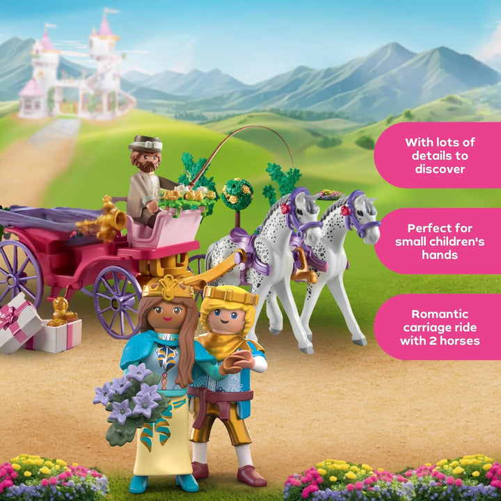PLAYMOBIL 71846 Princess Magic Carriage with Prince and Princess