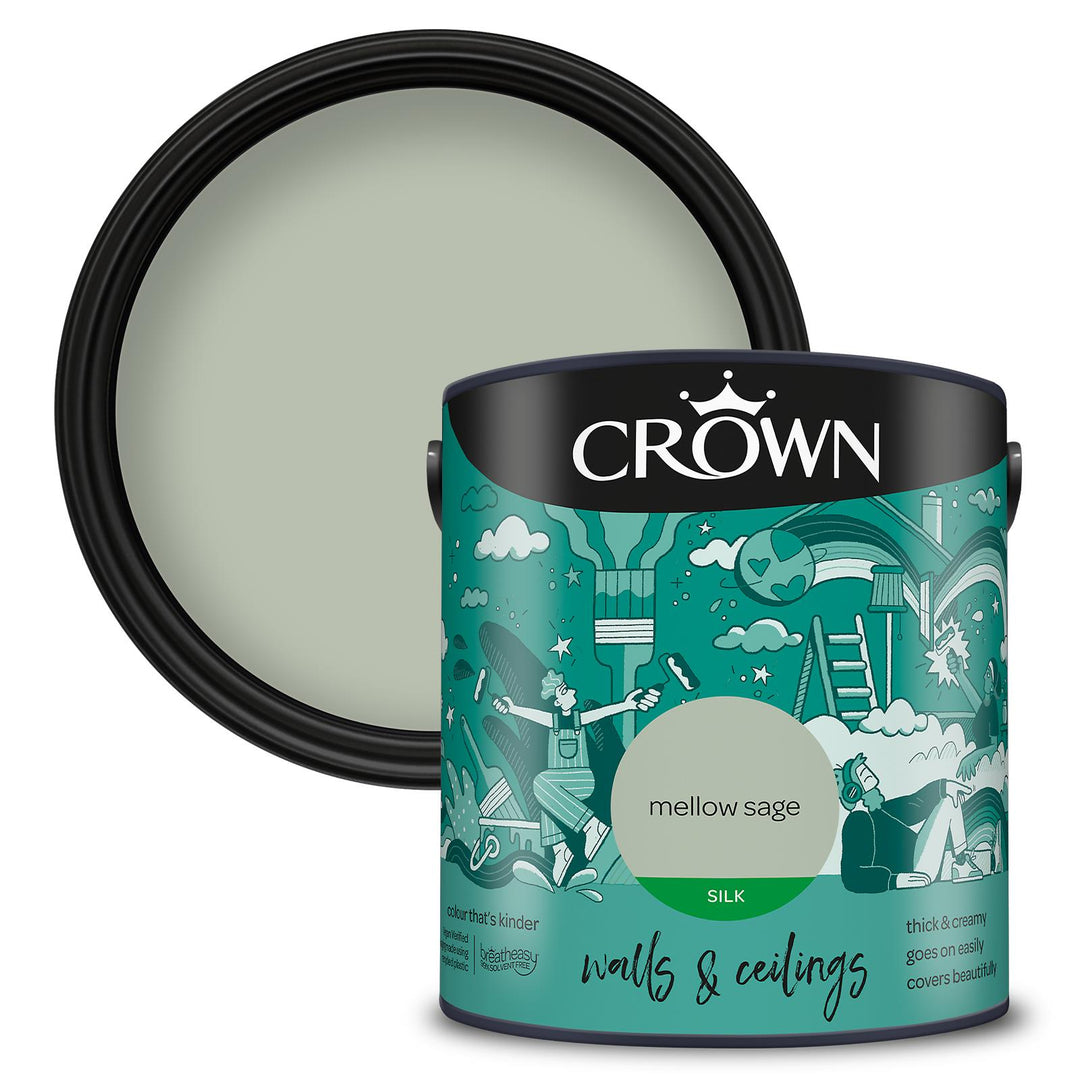 Crown Walls And Ceilings Silk 2.5L