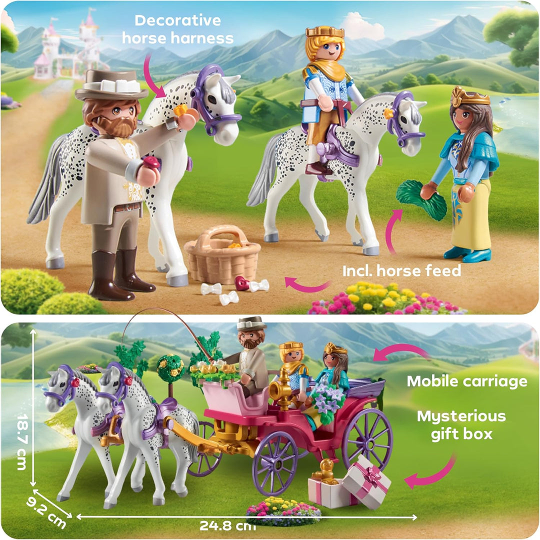 PLAYMOBIL 71846 Princess Magic Carriage with Prince and Princess