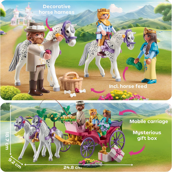 PLAYMOBIL 71846 Princess Magic Carriage with Prince and Princess