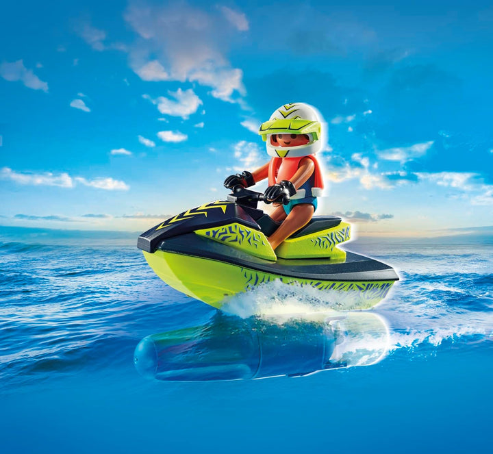 PLAYMOBIL 71464 Action Heroes: Fireboat with Aqua Scooter
