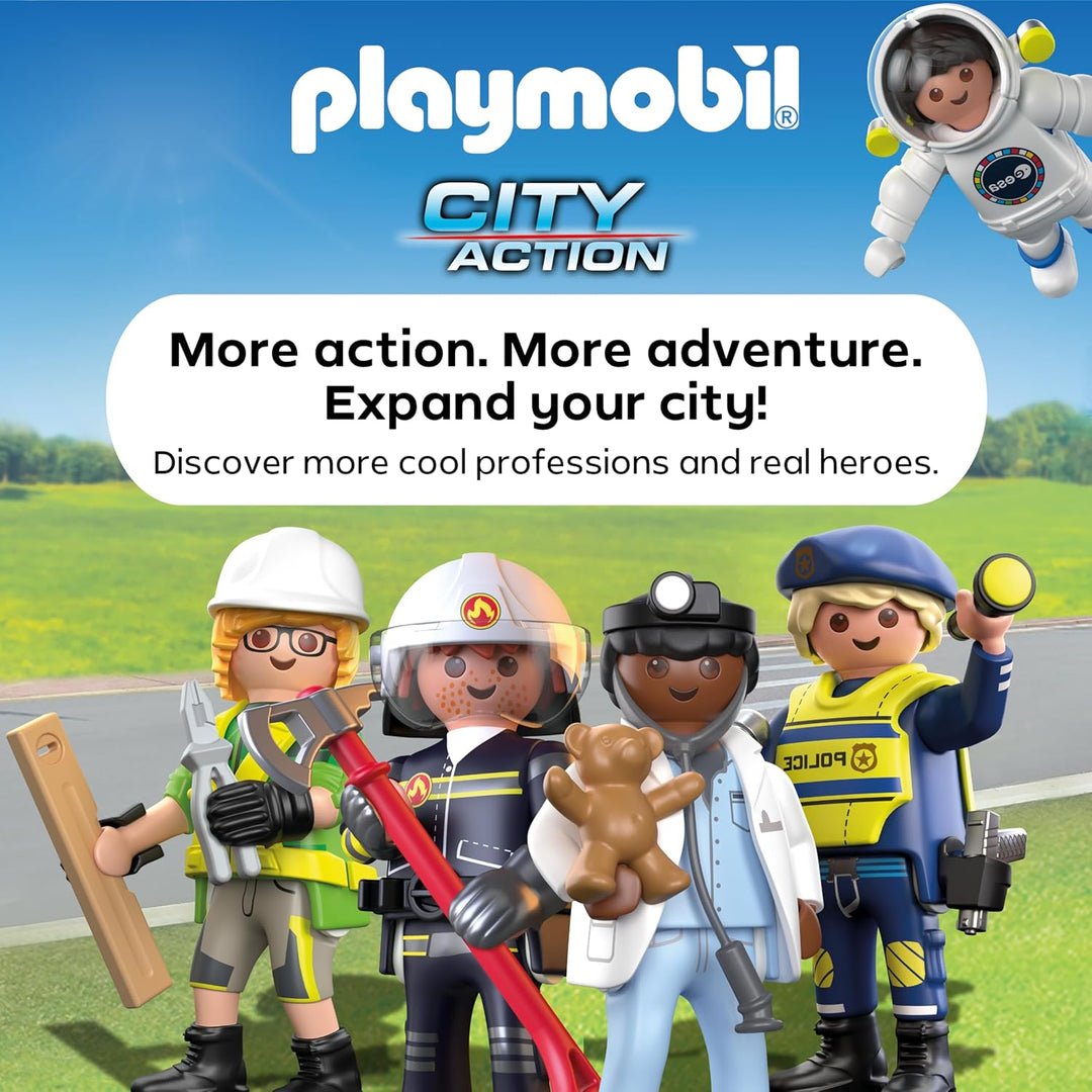 PLAYMOBIL 71874 Action Heroes Police Command Centre Extension