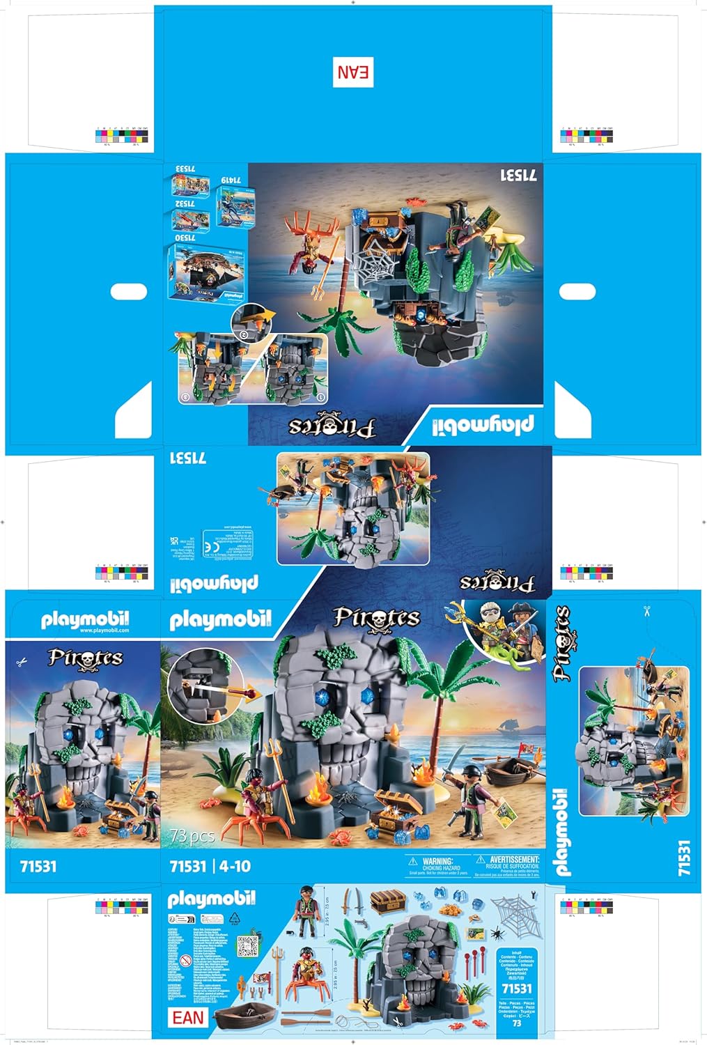 PLAYMOBIL 71531 Pirates: Skull Island