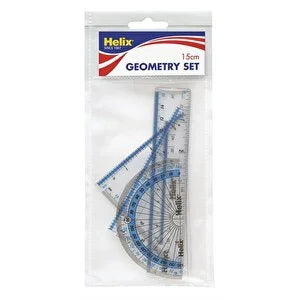 Helix  Geometry Maths Set 4 Piece Set Exam 15CM